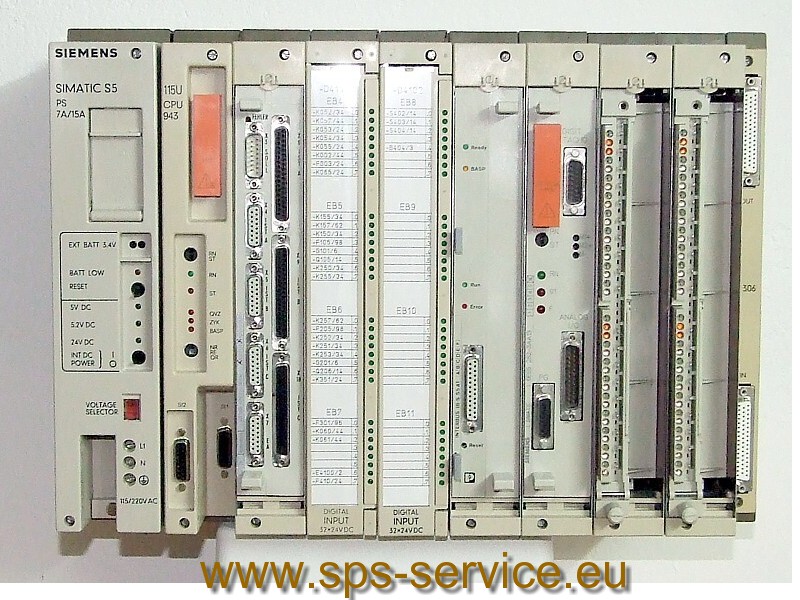 S5-115U/H/F Siemens SIMATIC S5-115U/H/F plc controller